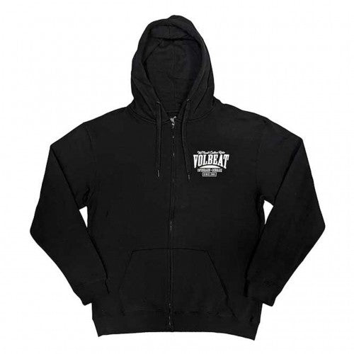 Front - Volbeat Unisex Adult Louder And Faster Back Print Full Zip Hoodie