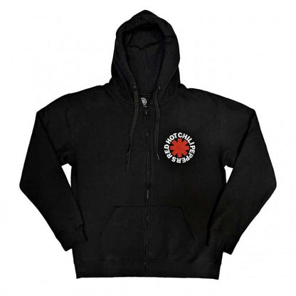Front - Red Hot Chilli Peppers Unisex Adult Asterisk Full Zip Hoodie