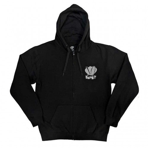 Front - No Doubt Unisex Adult Checked Logo Full Zip Hoodie