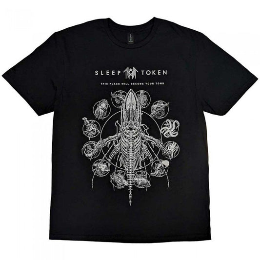 Front - Sleep Token Unisex Adult This Place Will Become Your Tomb Whale T-Shirt