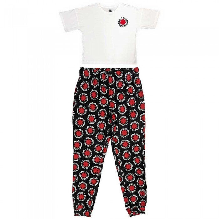 Front - Red Hot Chilli Peppers Womens/Ladies Classic Asterisk Pyjama Set