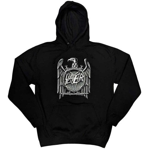 Front - Slayer Unisex Adult High Contrast Eagle Hoodie