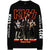 Front - Kiss Unisex Adult End Of The Road Tour Long-Sleeved T-Shirt