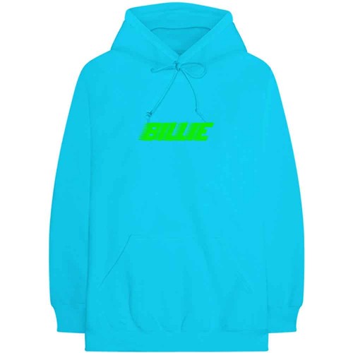 Front - Billie Eilish Unisex Adult Thermal Photo Back Print Hoodie