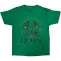 Front - Queen Unisex Adult Holiday Crest Christmas T-Shirt