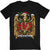Front - Slayer Unisex Adult Holiday Eagle Christmas T-Shirt