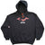 Front - Batman Unisex Adult Sketch Logo Pullover Hoodie