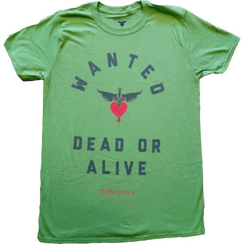 Front - Bon Jovi Unisex Adult Wanted Cotton T-Shirt
