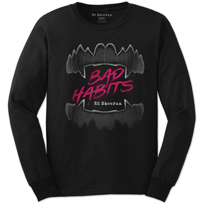 Front - Ed Sheeran Unisex Adult Bad Habits T-Shirt