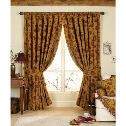 Front - Riva Home Zurich Pencil Pleat Curtains