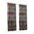 Front - Riva Home Oakdale Tree Design Eyelet Curtains