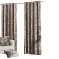 Front - Riva Paoletti Verona Eyelet Curtains