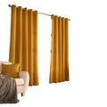 Front - Furn Ellis Ringtop Eyelet Curtains