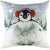 Front - Evans Lichfield Snowy Penguin With Earmuffs Cushion Cover