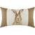Front - Evans Lichfield Hessian Hare Cushion Cover