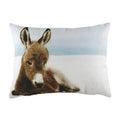 Front - Evans Lichfield Winter Donkey Cushion Cover