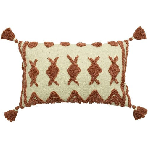 Front - Furn Esme Cotton Tufted Cushion Cover