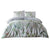 Front - Paoletti Aaliyah Botanical Duvet Cover Set