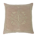 Front - Paoletti Tahoe Cotton Tufted Cushion Cover