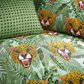 Green - Lifestyle - Furn Untamed Cheetah Duvet Cover Set