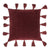Front - Furn Medina Velvet Tassel Cushion Cover