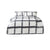 Front - The Linen Yard Mohair Checked Duvet Cover Set