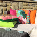 Multicoloured - Lifestyle - Furn Coralina Floral Outdoor Cushion Cover