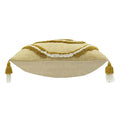 Ochre Yellow - Side - Furn Rainbow Tufted Tassel Cushion Cover