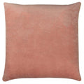 Pink-Ochre Yellow - Front - Furn Tanda Velvet Square Cushion Cover