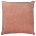 Pink-Ochre Yellow - Front - Furn Tanda Velvet Square Cushion Cover