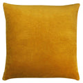 Pink-Ochre Yellow - Back - Furn Tanda Velvet Square Cushion Cover