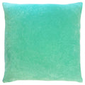 Mint-Pink - Front - Furn Tanda Velvet Square Cushion Cover