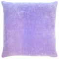 Lemon Yellow-Lilac - Back - Furn Tanda Velvet Square Cushion Cover