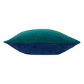 Emerald Green-Ochre Yellow-Navy - Side - Furn Morella Abstract Cushion Cover