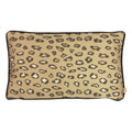 Front - Kai Faline Jacquard Leopard Print Cushion Cover