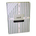 Front - The Linen Yard Hebden Melange Stripe Duvet Cover Set