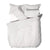 Front - The Linen Yard Waffle Textured Duvet Cover Set