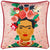 Front - Kate Merritt Frida Illustration Cushion Cover