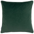 Emerald - Back - Paoletti Tayanna Velvet Metallic Cushion Cover