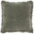 Front - Yard Bertie Velvet Washed Cushion Cover