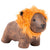 Front - Paoletti Faux Leather Lion Doorstop