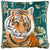 Front - Wylder Orient Velvet Tiger Cushion Cover