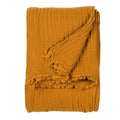 Front - Yard Lark Cotton Crinkled Throw