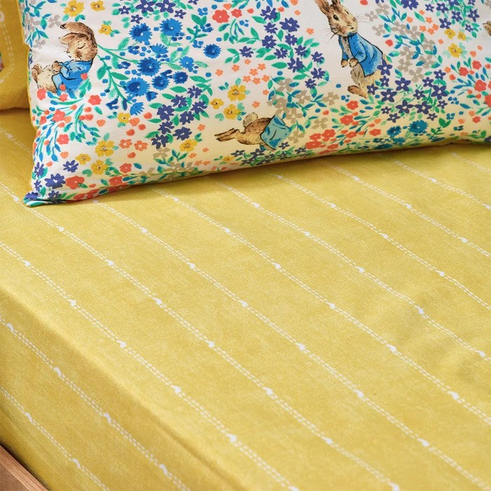 Front - Peter Rabbit Florelli Cotton Fitted Sheet