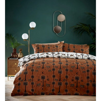 Front - Furn Desert Exotic Reversible Monkey Duvet Cover Set