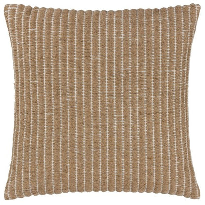 Front - Yard Weaves Woven Striped Cushion Cover