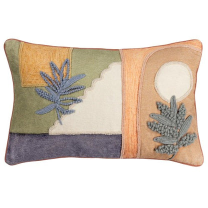 Front - Furn Tulna Embroidered Cushion Cover