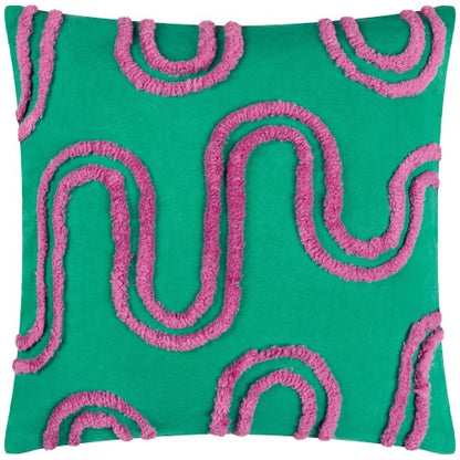 Front - Heya Home Archie Tufted Cushion Cover