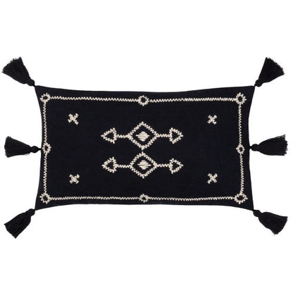 Front - Yard Folis Embroidered Cushion Cover