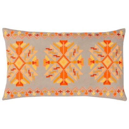 Front - Furn Kalina Embroidered Cushion Cover
